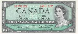 Kanada 1 Dollar 1954  p.75b